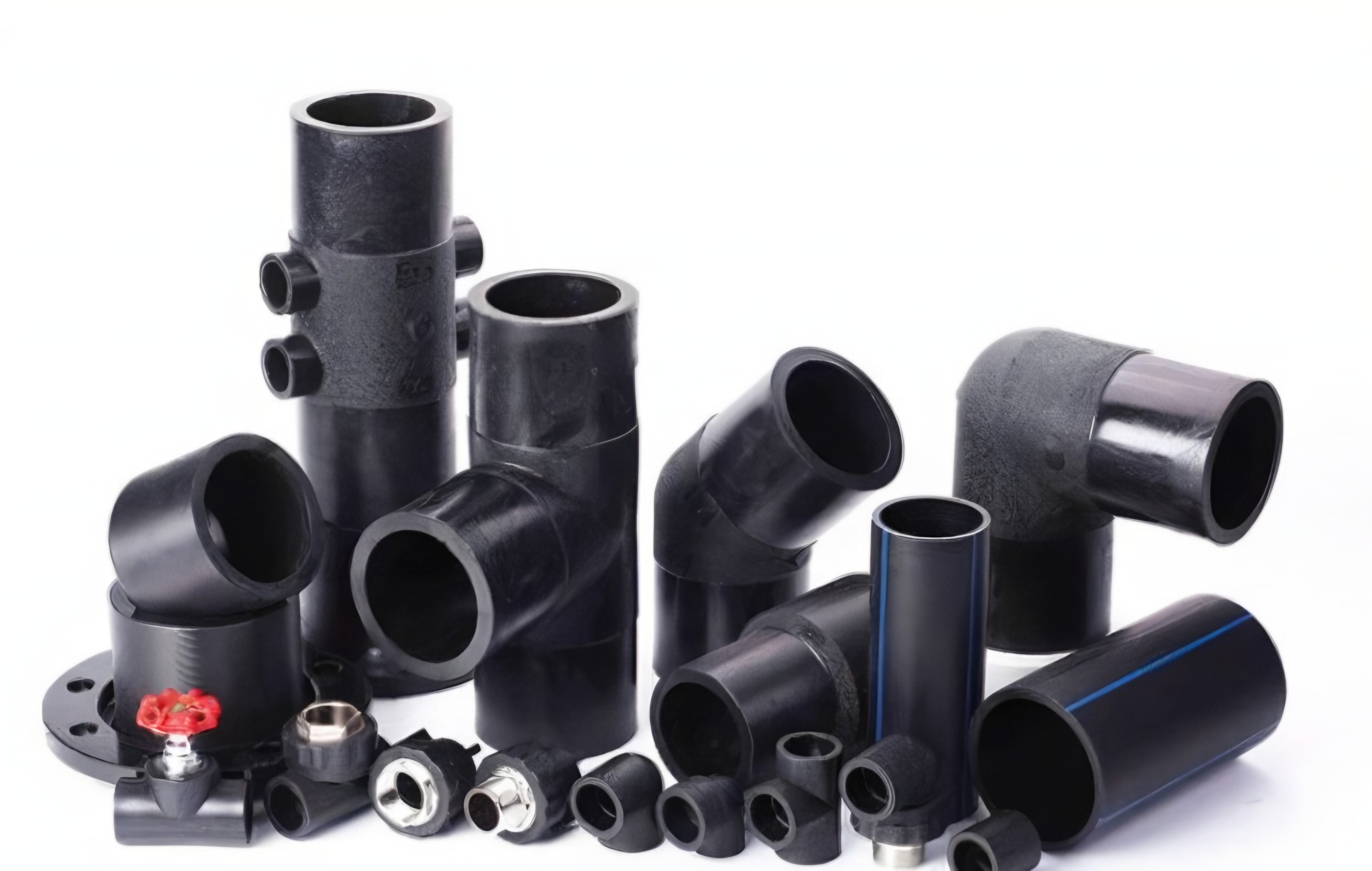 Fittings HDPE: codos, tes, flanges y reducciones